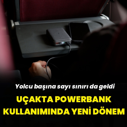 Uçaklarda powerbank kullanımında yeni dönem