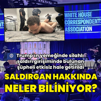 Trump'ın katıldığı yemekteki silahlı saldırı şüphelisi kim?