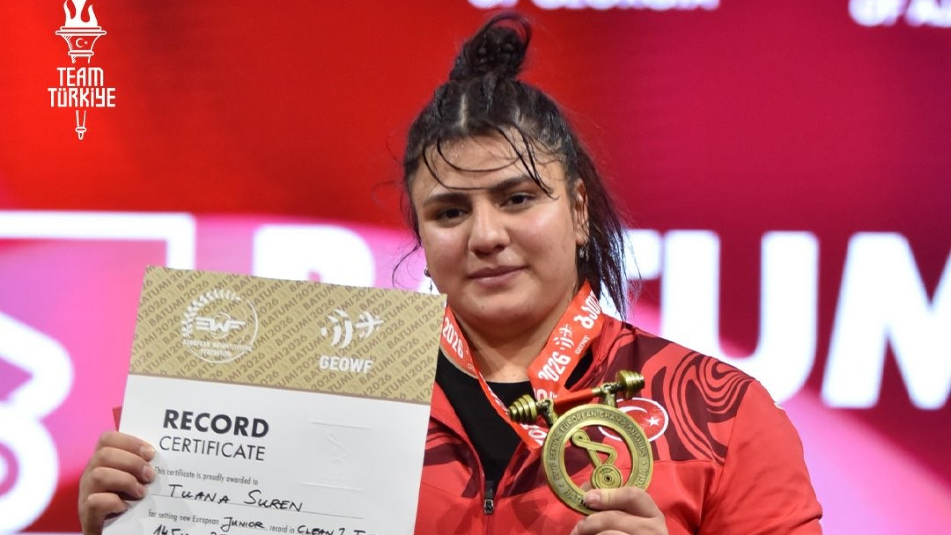 Tuana Süren Avrupa üçüncüsü oldu
