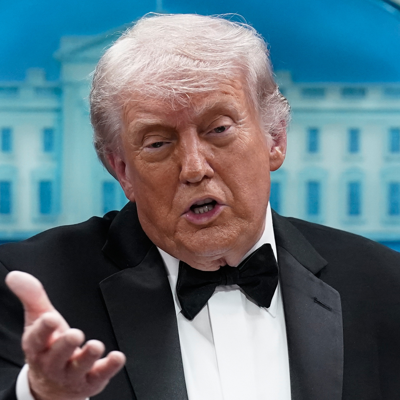 Trump: Salona girmeye bile yaklaşamadı