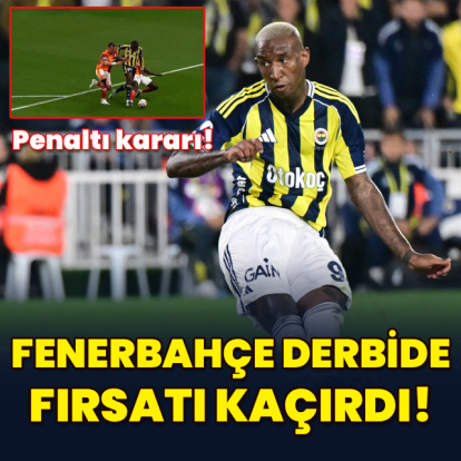 Talisca derbide penaltıdan yararlanamadı!
