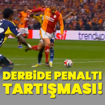 Derbide penaltı tartışması!