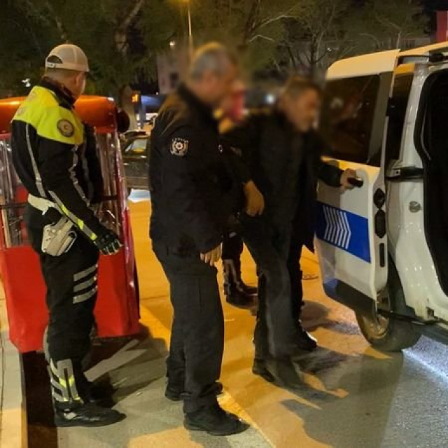 Alkollü sürücüye ceza yağdı