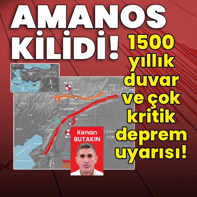 Amanos kilidi! Bin 500 yıllık duvar ve çok kritik deprem uyarısı!