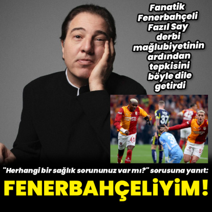 Fazıl Say'dan 'Fenerbahçe' tepkisi