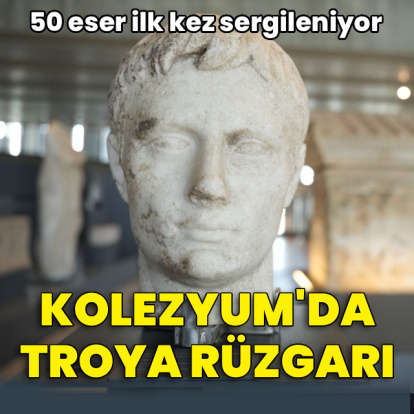 Kolezyum’da Troya rüzgarı! 50 eser ilk kez sergileniyor