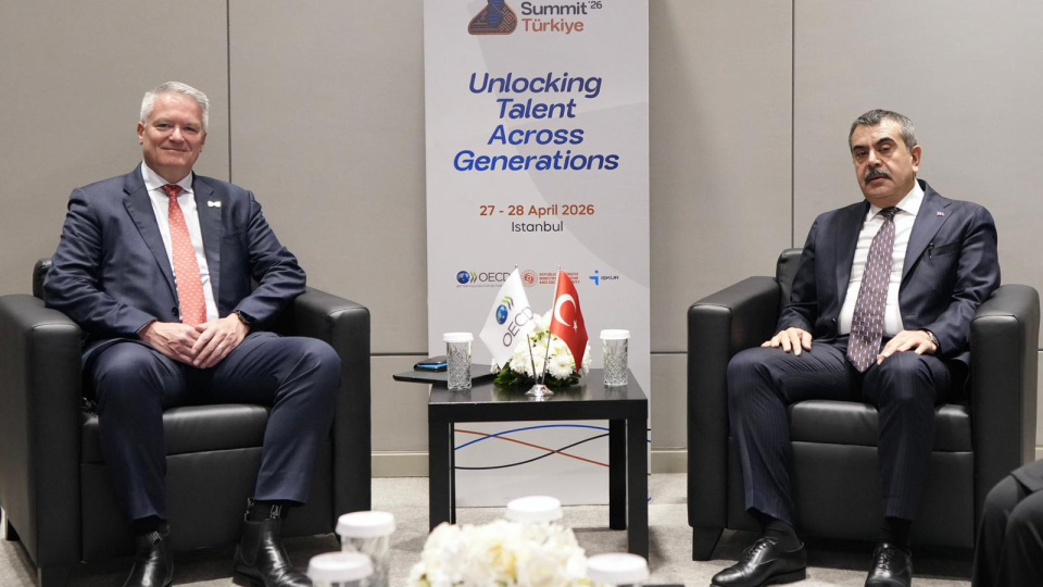 Bakan Tekin, OECD Genel Sekreteri Cormann ile bir araya geldi