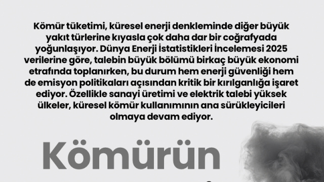 Kömürün yarısını Çin yakıyor