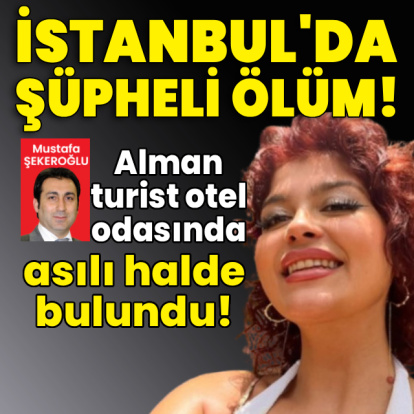 Alman turist otel odasında asılı bulundu!