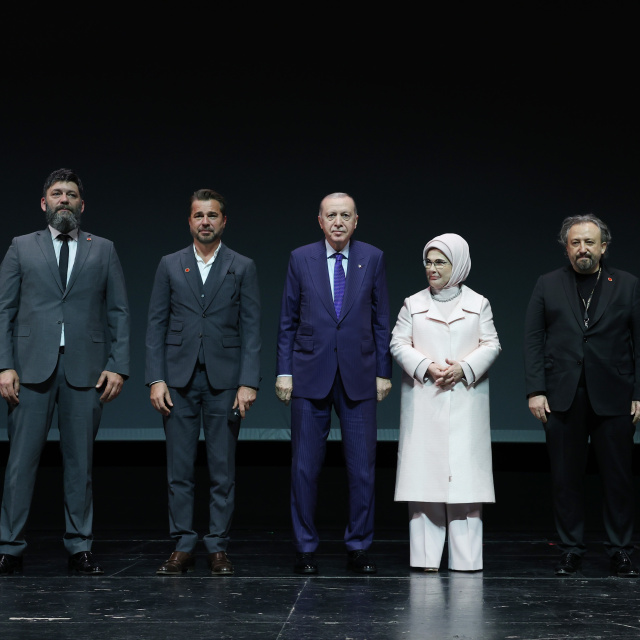 Cumhurbaşkanı Erdoğan galaya katıldı