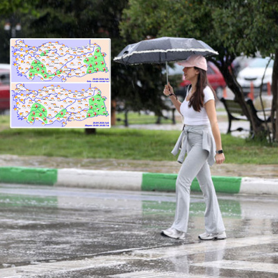 Yer yer sağanak var... Bugün hava nasıl olacak?