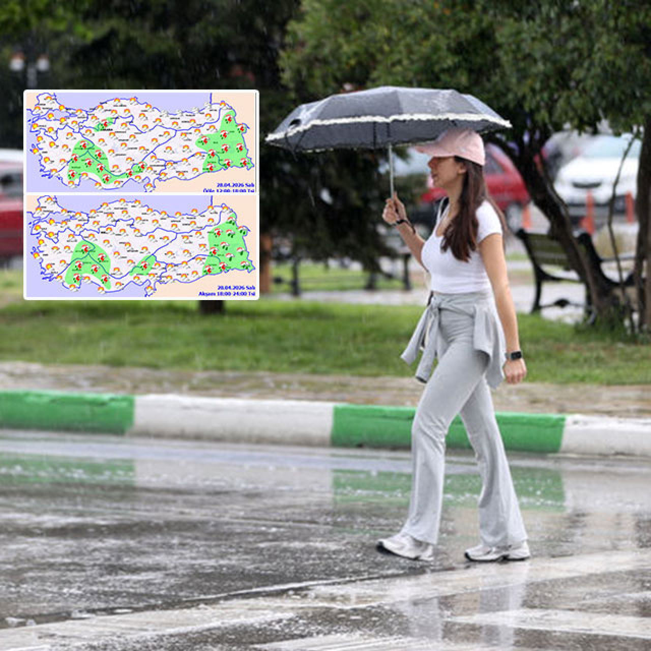 Yer yer sağanak var... Bugün hava nasıl olacak?