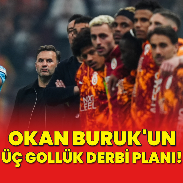 Okan Buruk'un üç gollük derbi formülü!