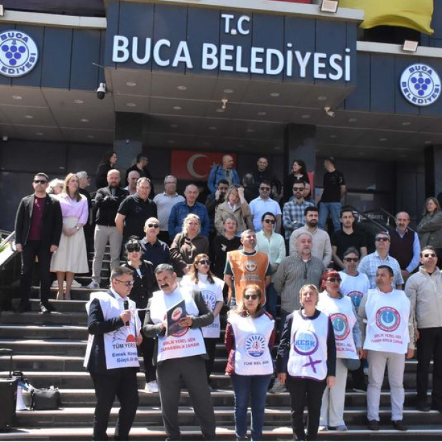 Buca'daki eylem: Haber gelmezse iş bırakacağız