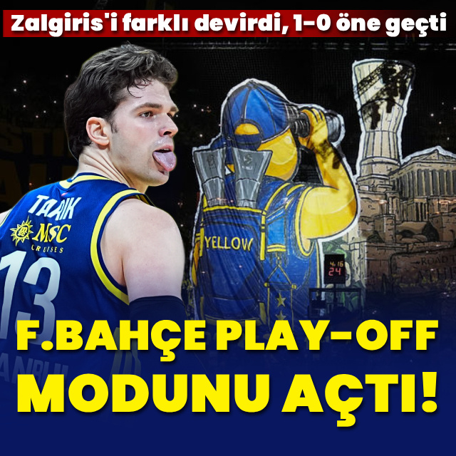 F.Bahçe play-off'a müthiş başladı!