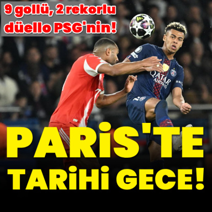 Paris'te tarihi gece!