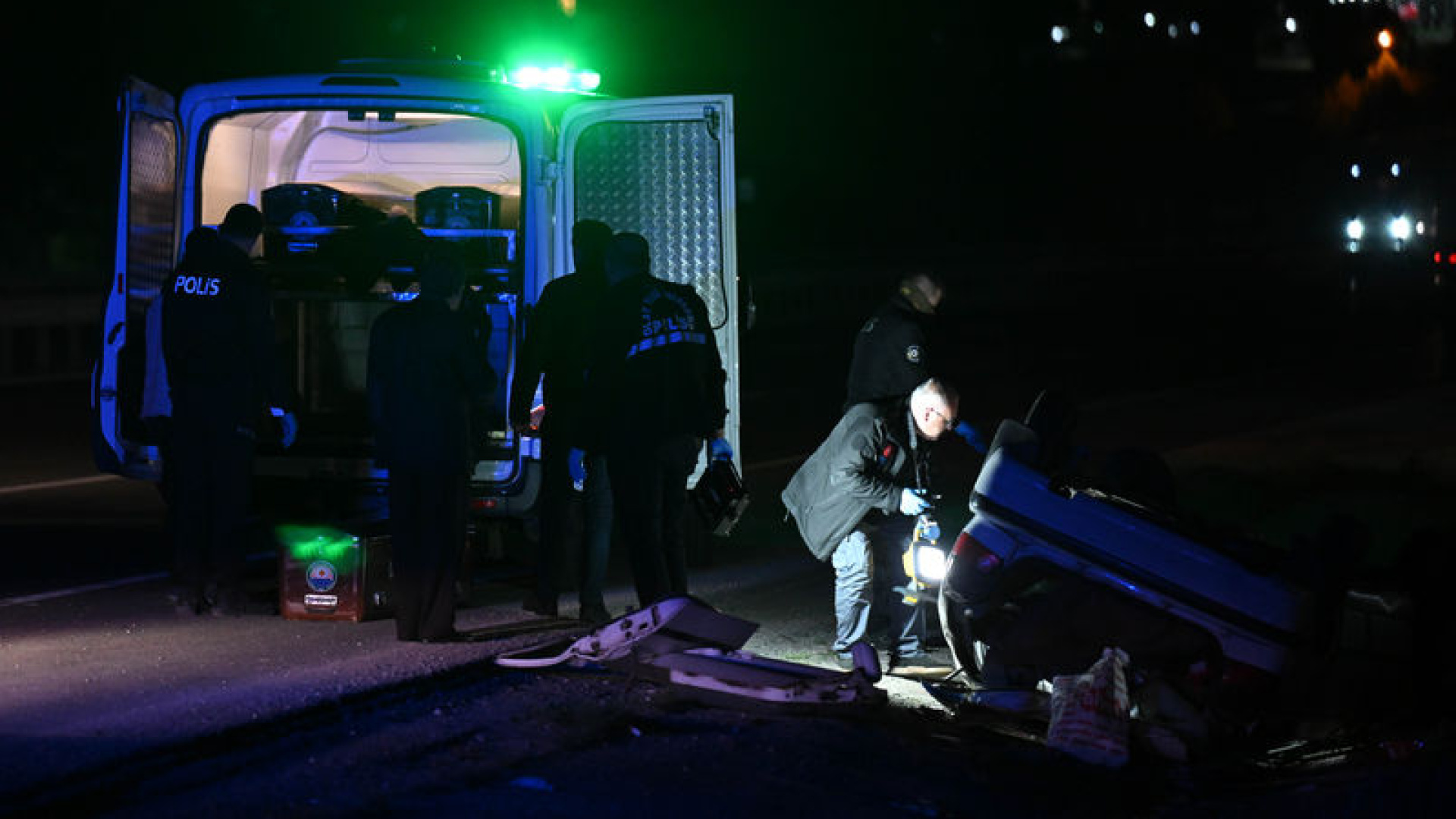 Ankara'da otomobil takla attı: 1 ölü, 2 yaralı | Son dakika haberleri