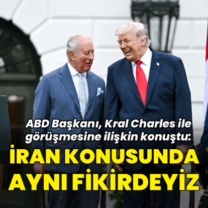 Trump: İran konusunda Charles ile aynı fikirdeyiz