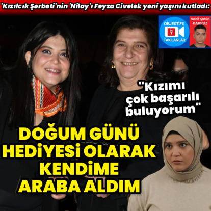 "Kendime araba aldım"
