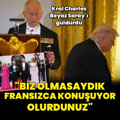 Kral'dan Trump'a 'Fransızca' şakası