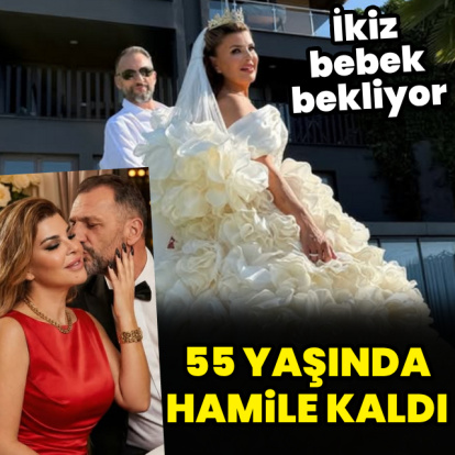 55 yaşında hamile kaldı
