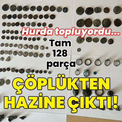 Hurda topluyordu... Tam 128 parça... Çöplükten hazine çıktı!