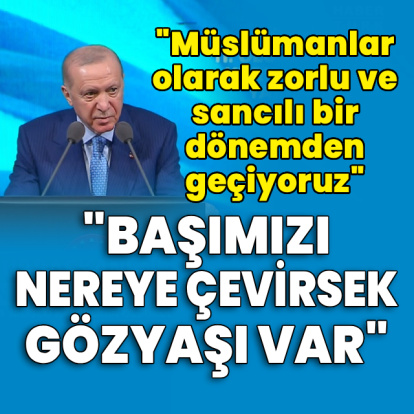 Cumhurbaşkanı Erdoğan'dan açıklamalar