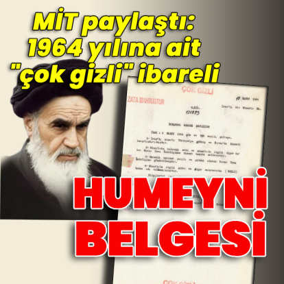 MİT paylaştı: 1964 yılına ait çok gizli Humeyni belgesi!