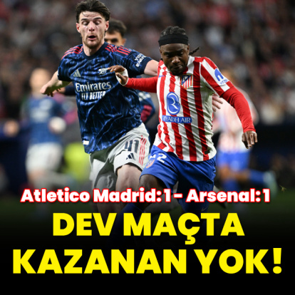 Dev maçta kazanan çıkmadı!