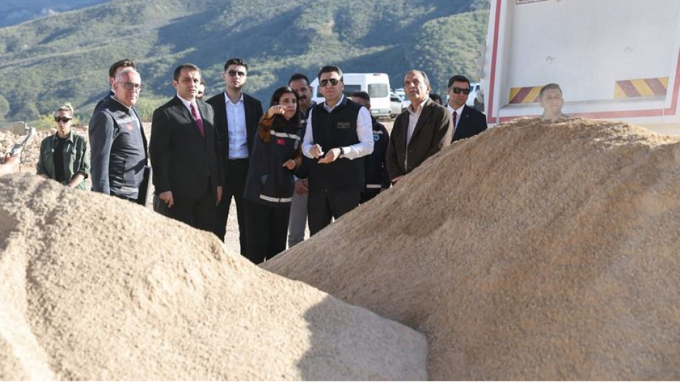 Tunceli'de sıcak asfalt için tesis