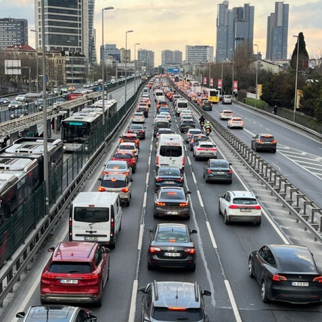 İstanbul'da akşam trafiği!
