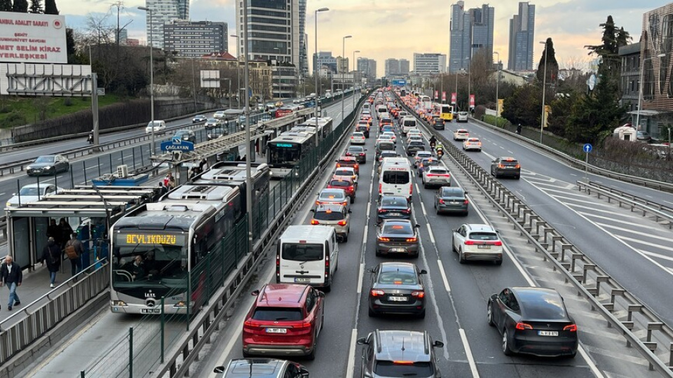 İstanbul'da akşam trafiği!