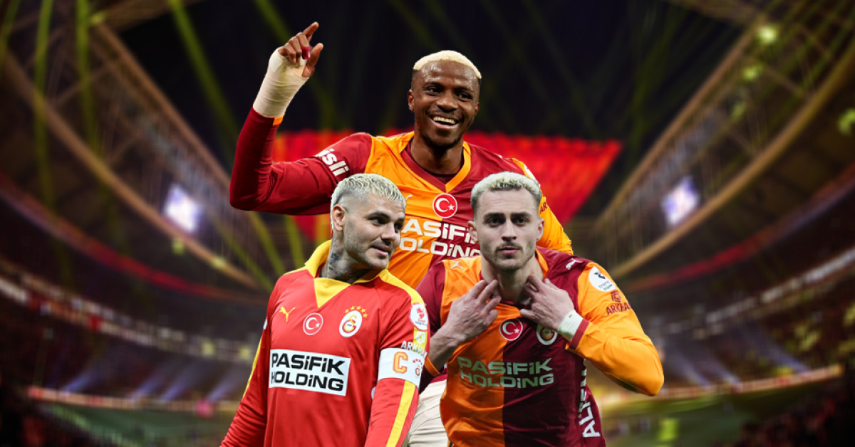 Osimhen, Icardi ve Barış Alper Yılmaz Galatasaray'aşampiyonluğu getir