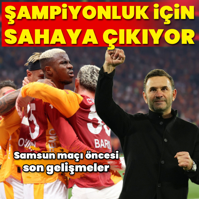 Şampiyonluk için sahaya çıkıyor!