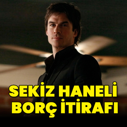 Sekiz haneli borç itirafı