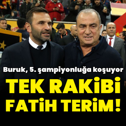 Tek rakibi Fatih Terim!