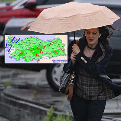 10 kent için "sarı" alarm! Sıcaklık batıda 6-10 derece düşüyor! Her yerde sağanak!
