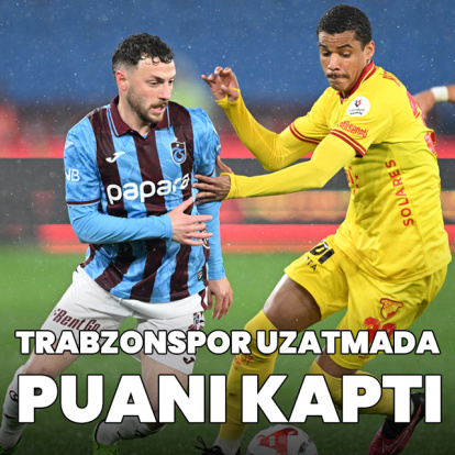 Trabzonspor uzatmada puanı kaptı!