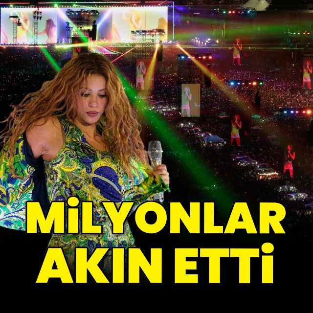Ücretsiz konsere milyonlar akın etti