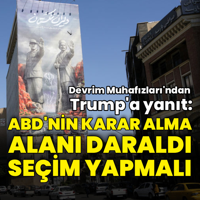 İran'dan Trump'a: Seçim yapmalı