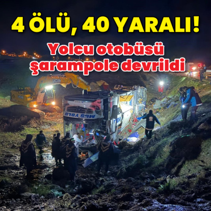Şarampole devrildi! 4 ölü, 15 yaralı