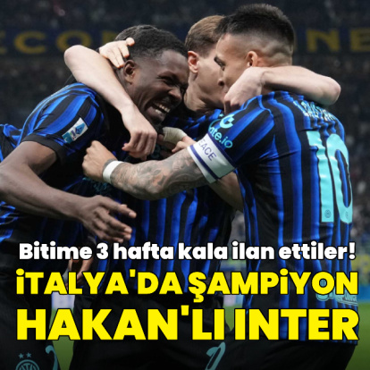 İtalya Serie A'da şampiyon Inter!