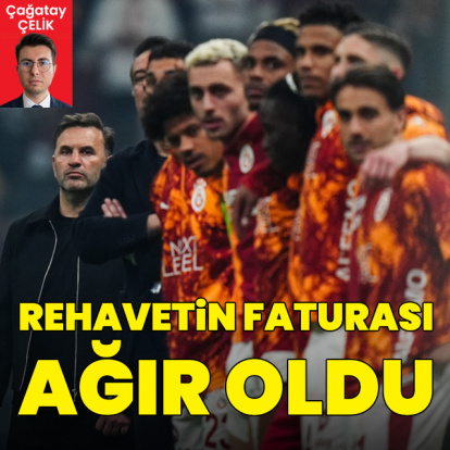 G.Saray'da rehavetin faturası ağır oldu