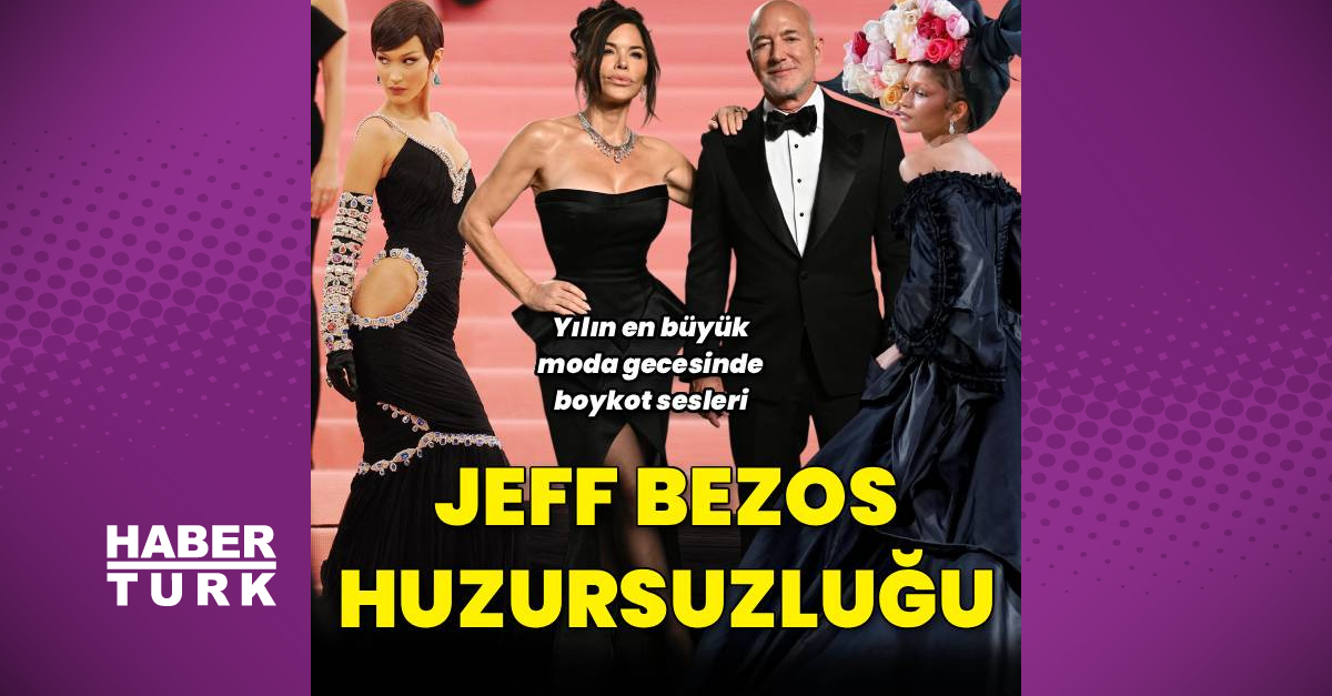 Met Gala'ya Jeff Bezos boykot çağrısı