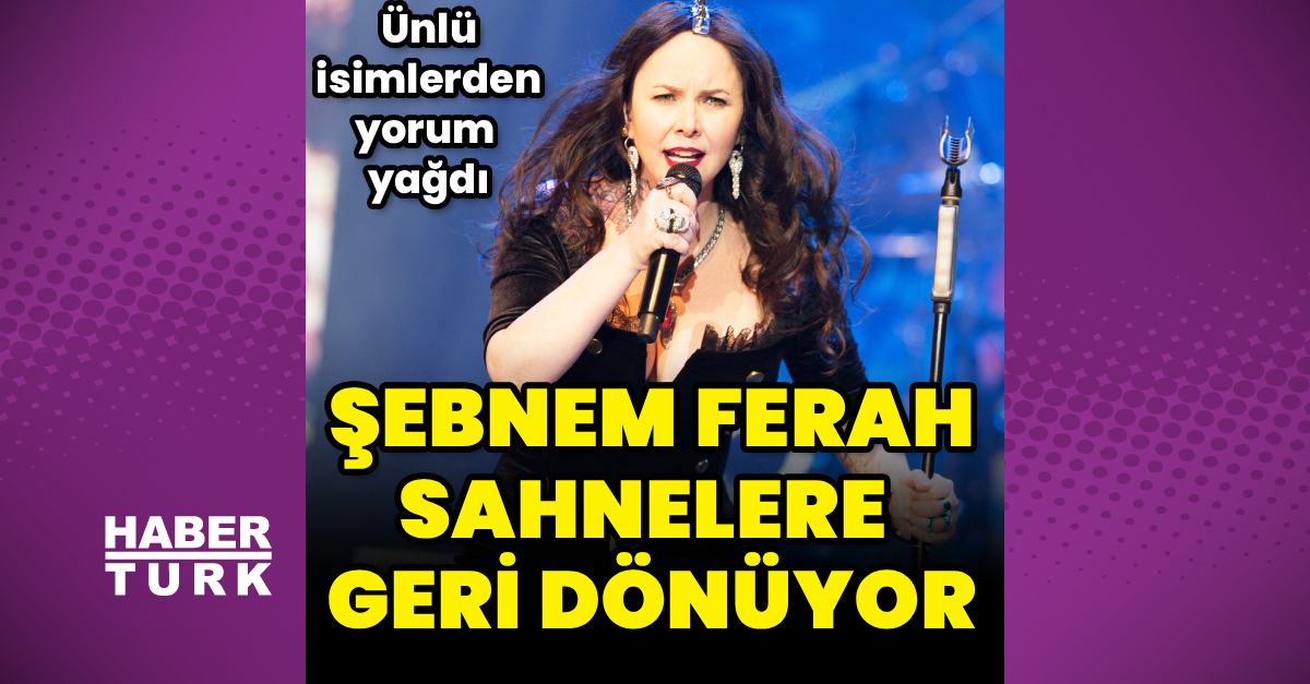 Şebnem Ferah Sahnelere Dönecek - Tarih ve Konser Yeri