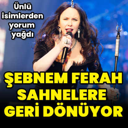 Sahnelere geri dönüyor