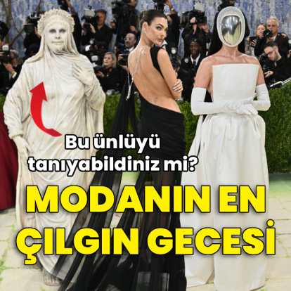 Modanın en çılgın akşamı Met Gala'dan görüntüler