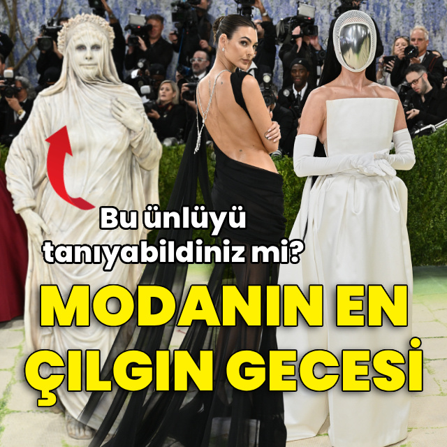 Modanın en çılgın akşamı Met Gala'dan görüntüler