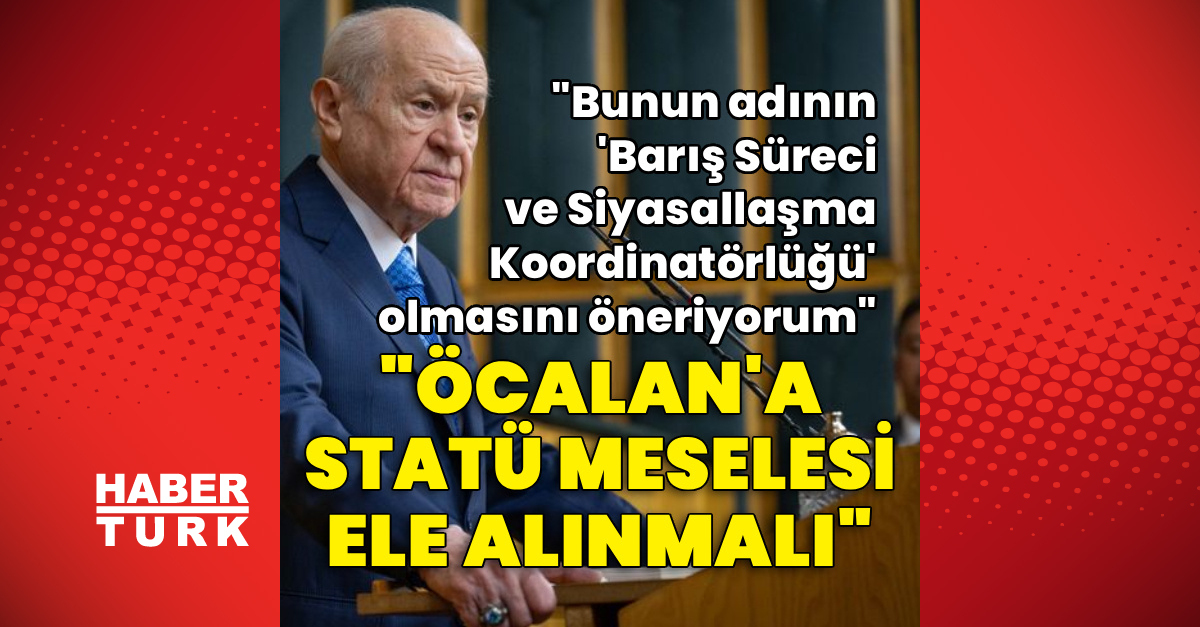 MHP lideri Bahçeli'nin TBMM açıklamaları