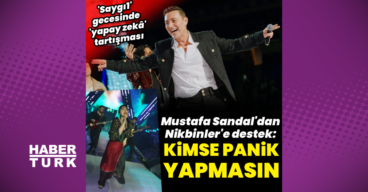 Mustafa Sandal ve Nikbinler'den yapay zeka tartışmaları